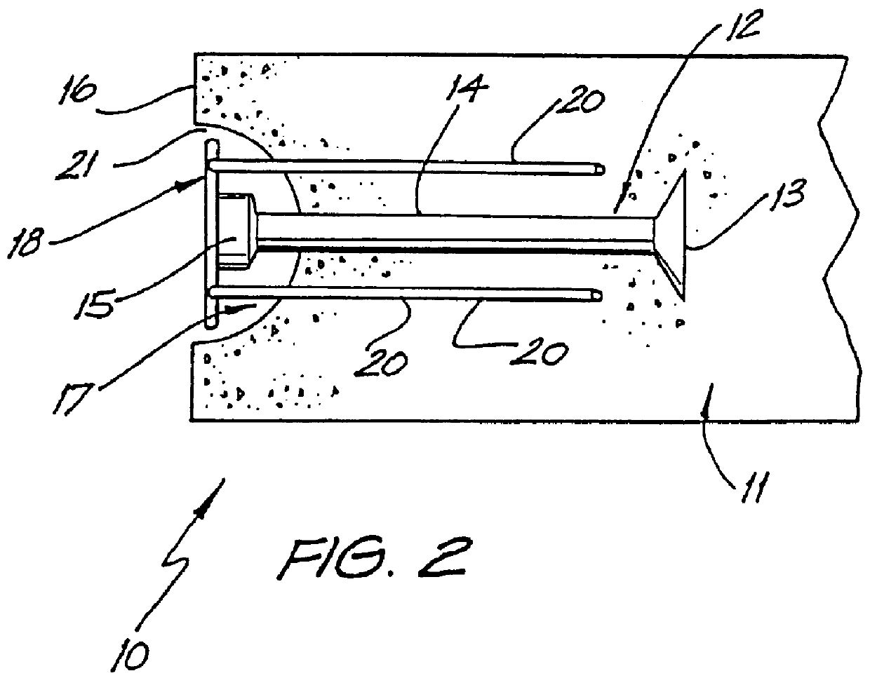 Edge lifting recess former and reinforcement system