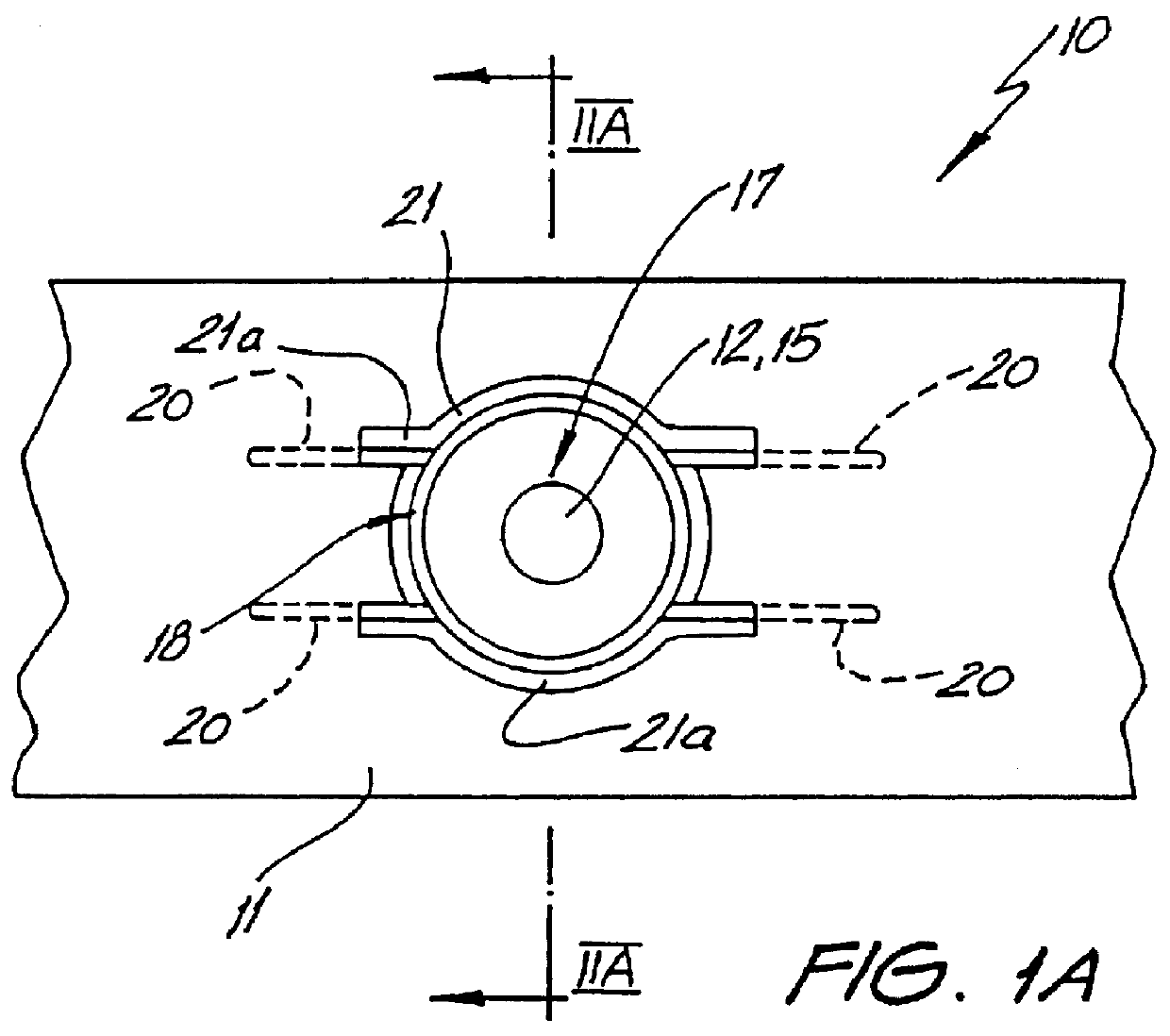 Edge lifting recess former and reinforcement system