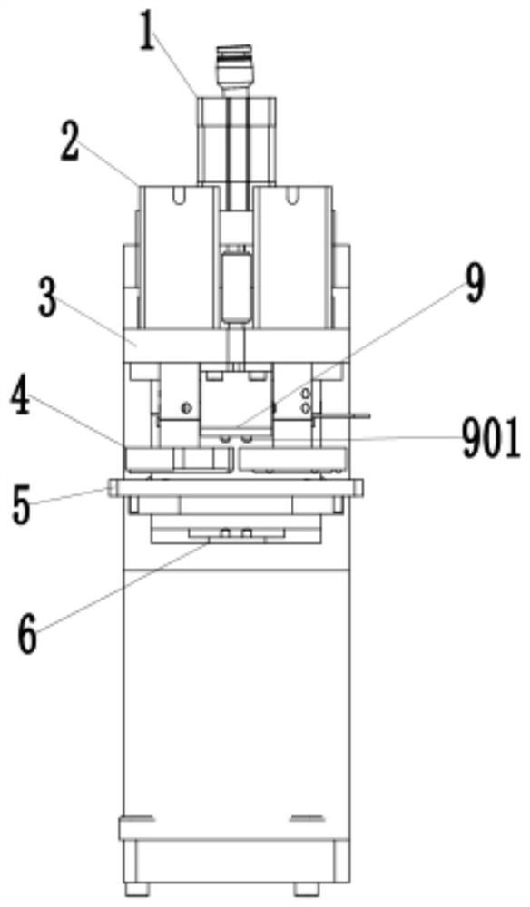 Correction mechanism and method for rubber ring annular hole