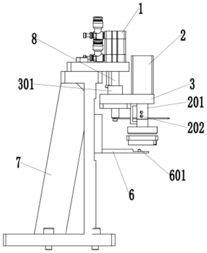 Correction mechanism and method for rubber ring annular hole