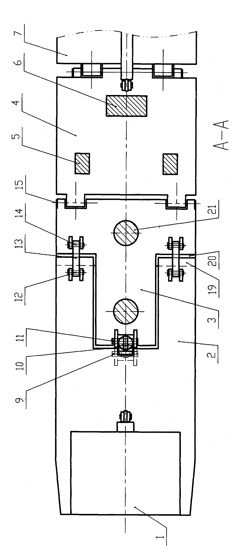 Top beam of hydraulic support