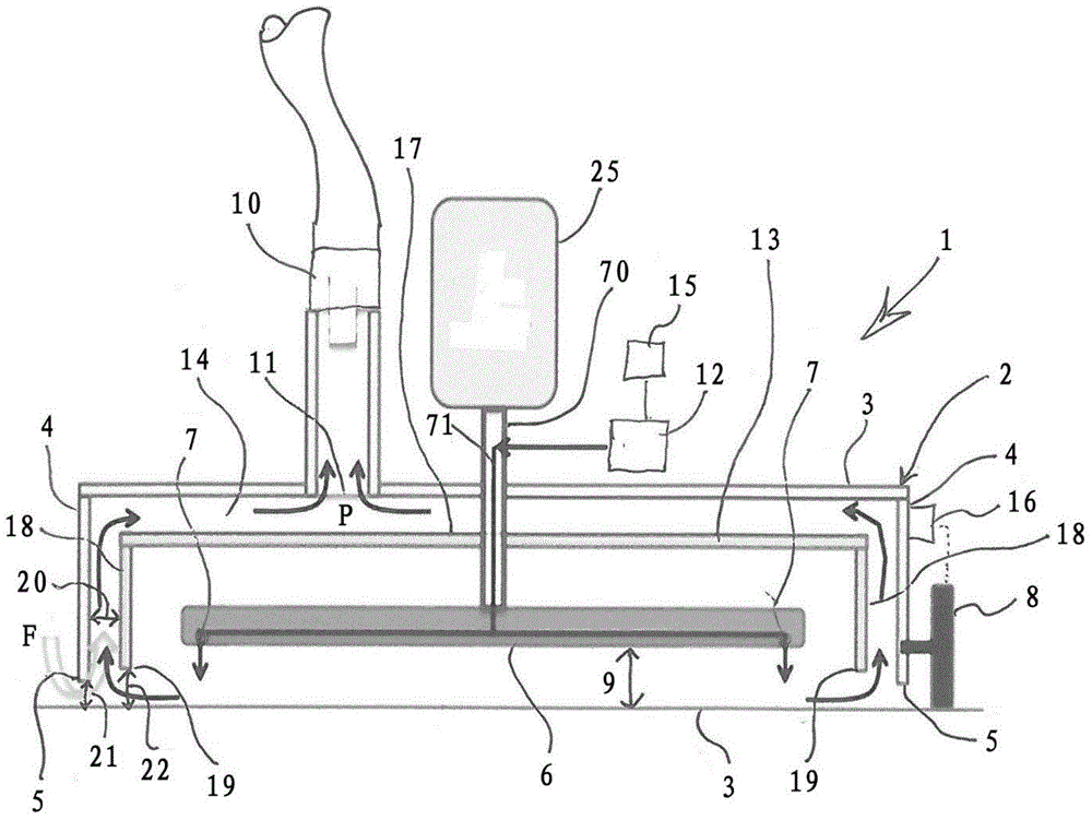 A submergible cleaning system