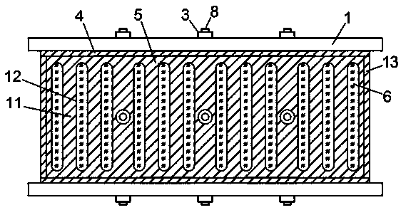 Three-dimensional combined energy dissipation device