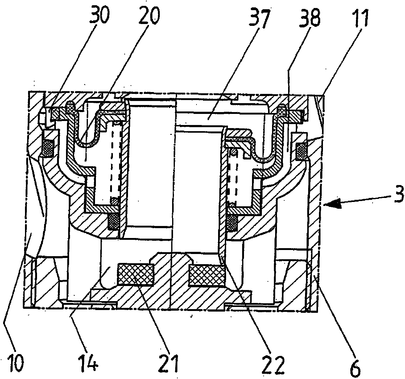 Valve combination for regulating the flow rate or differential pressure