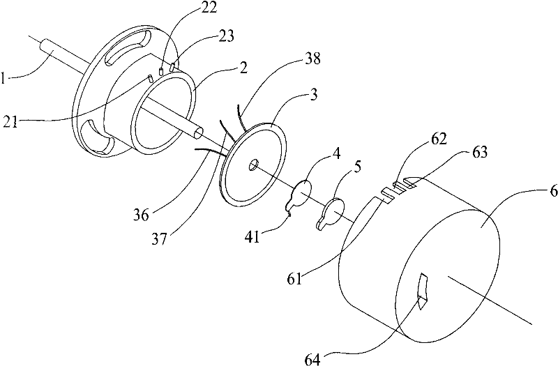 Angular displacement sensor