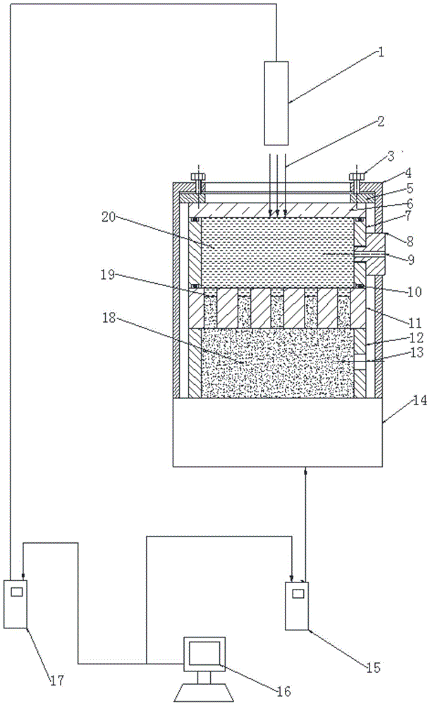 A laser shock treatment method and device for a porous plate