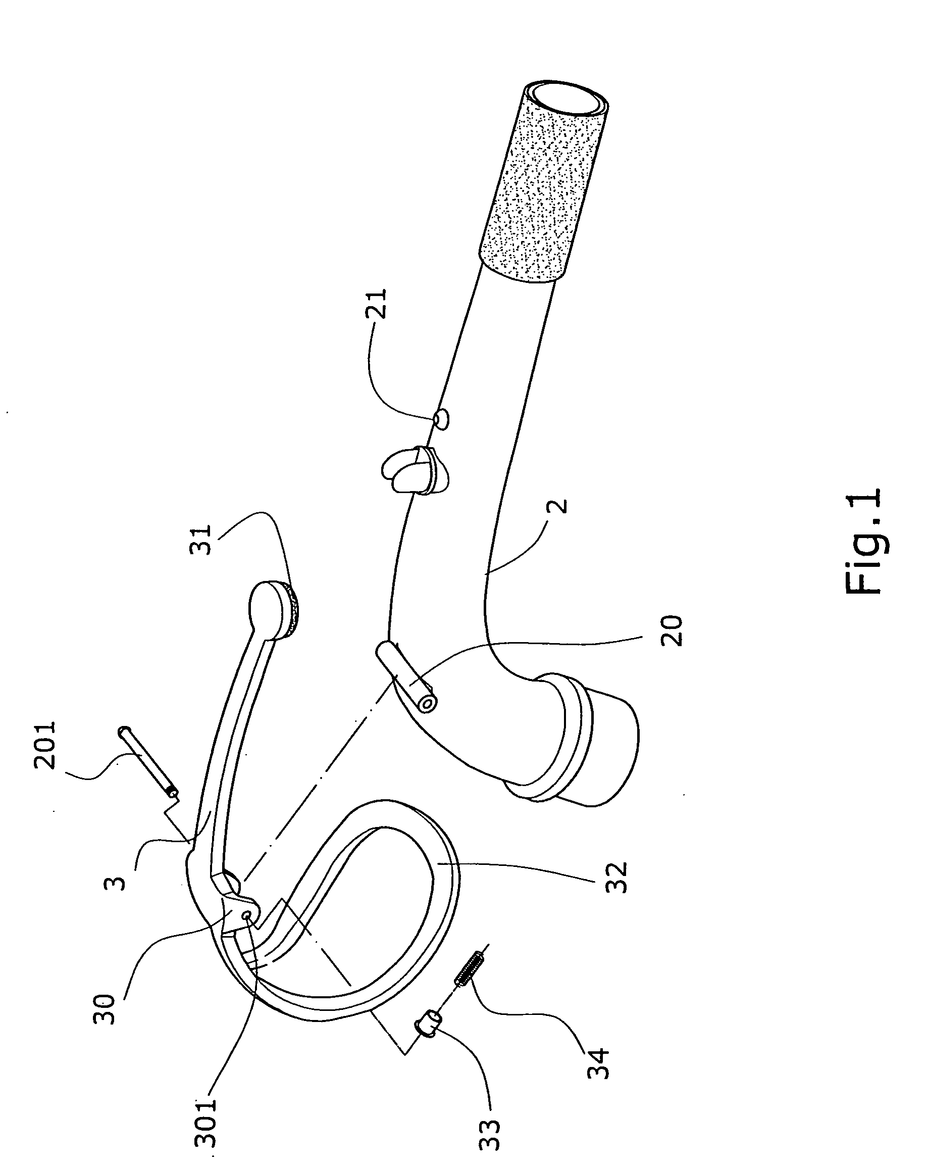 Saxophone windpipe structure