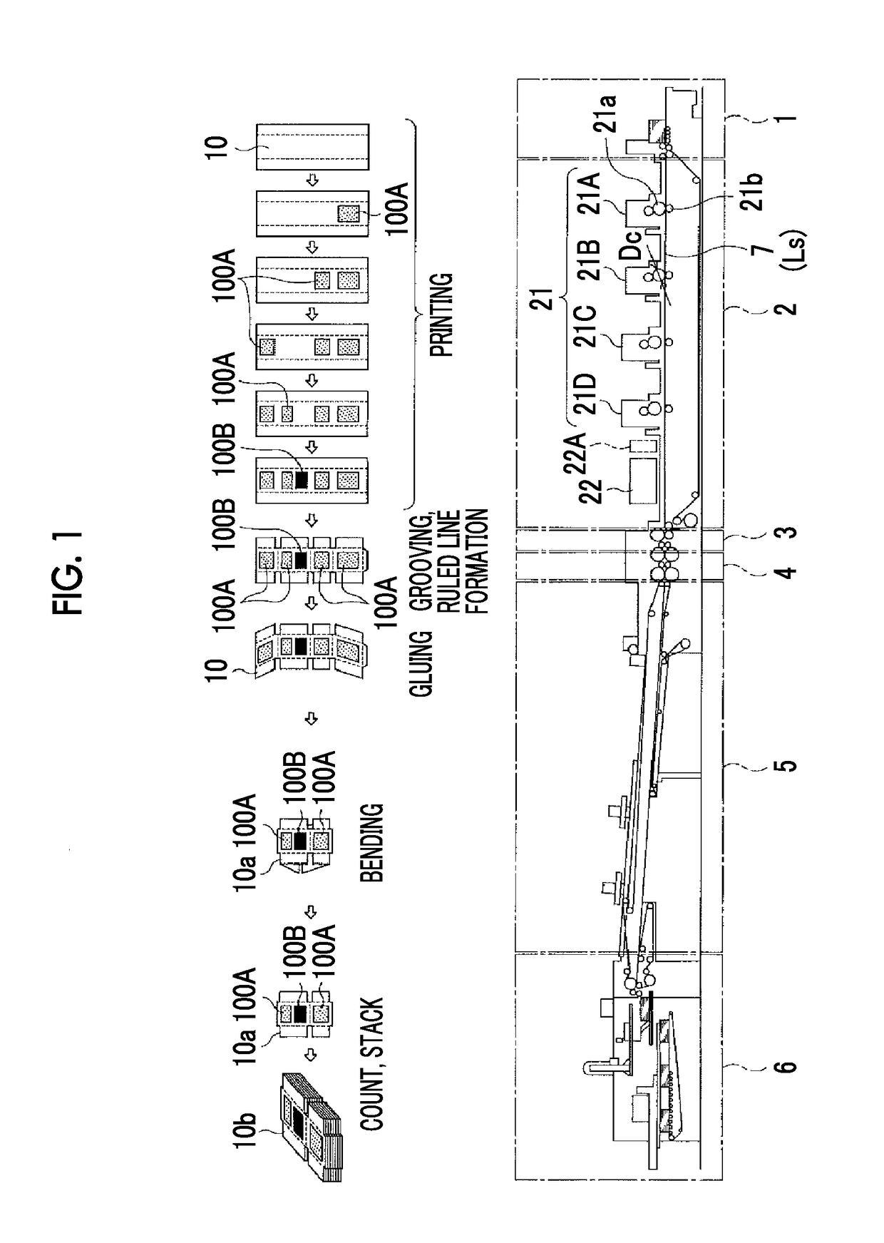 Corrugated fiberboard printing device and box-making machine having the same