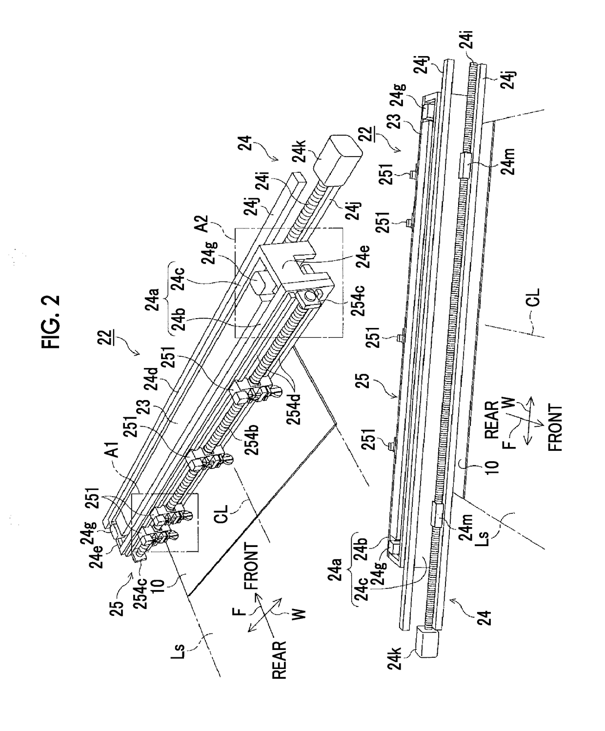 Corrugated fiberboard printing device and box-making machine having the same