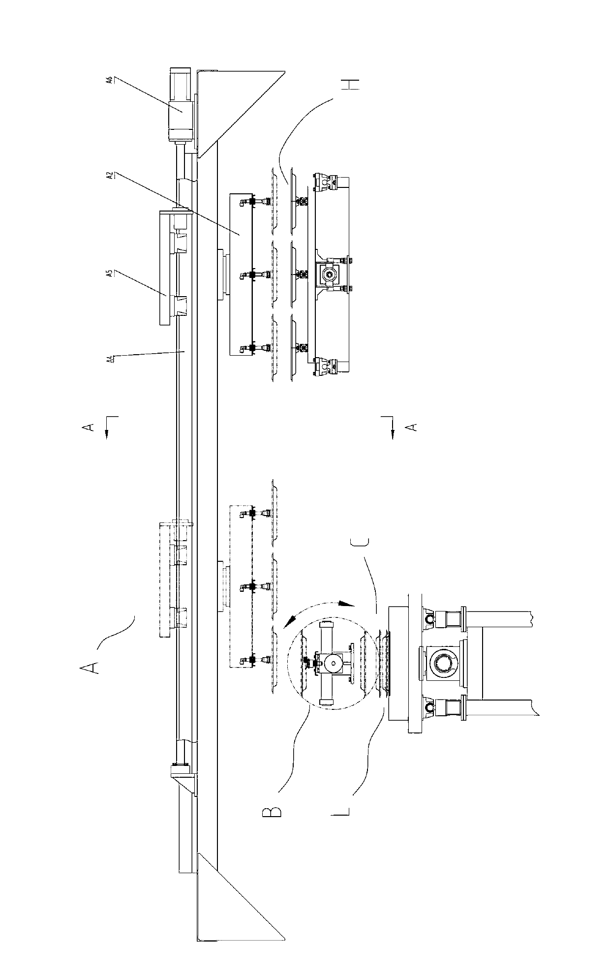 Plant fiber molded product transfer method and plant fiber molded product turning transfer device