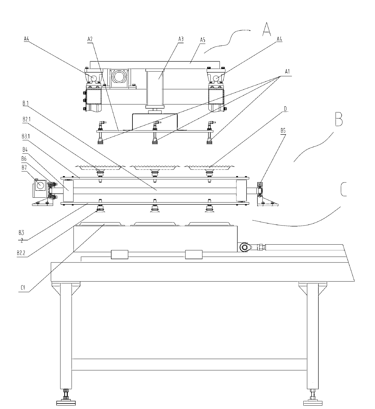 Plant fiber molded product transfer method and plant fiber molded product turning transfer device