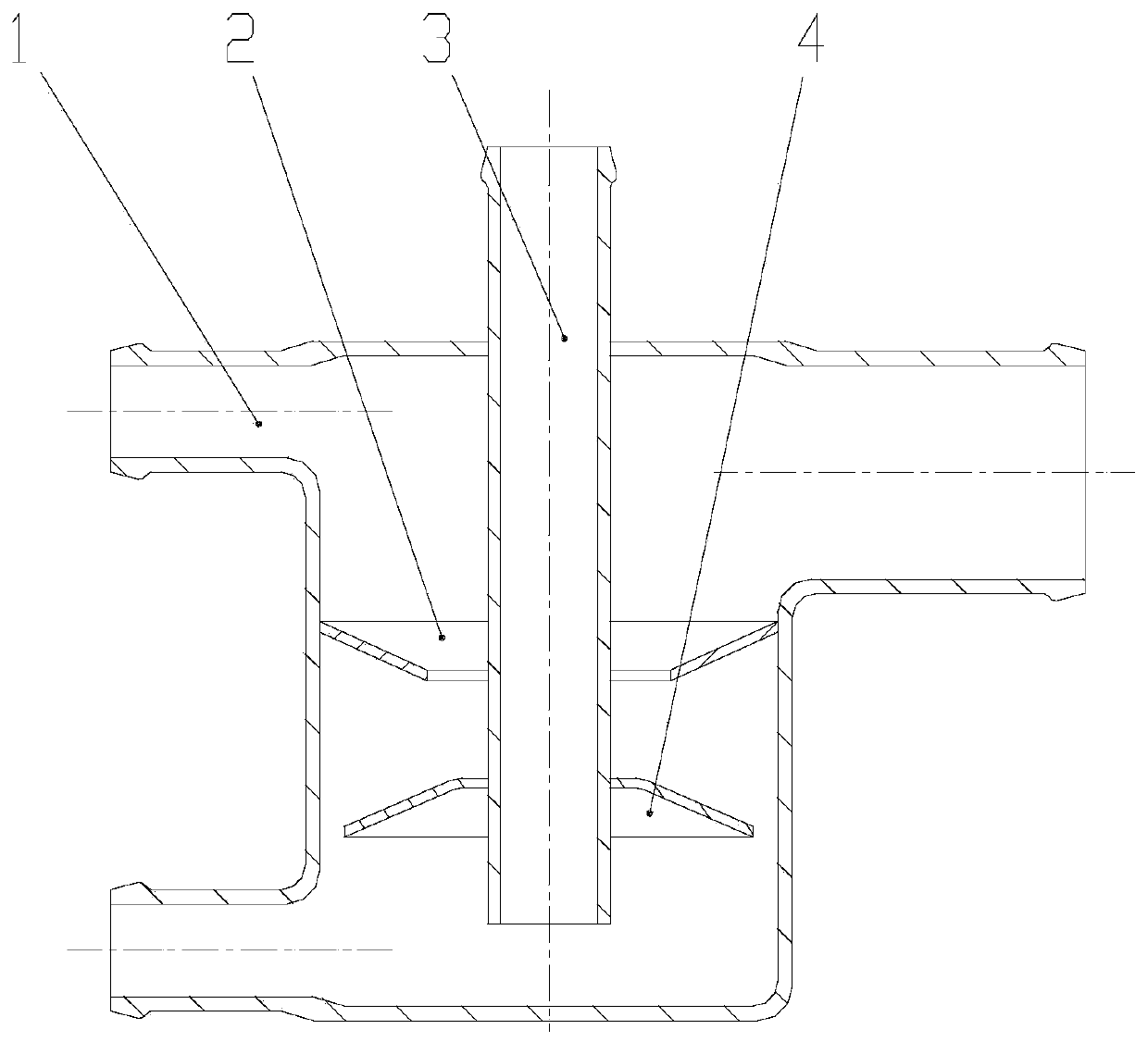 Steam-water separator for proton exchange membrane fuel cell engine hydrogen subsystem