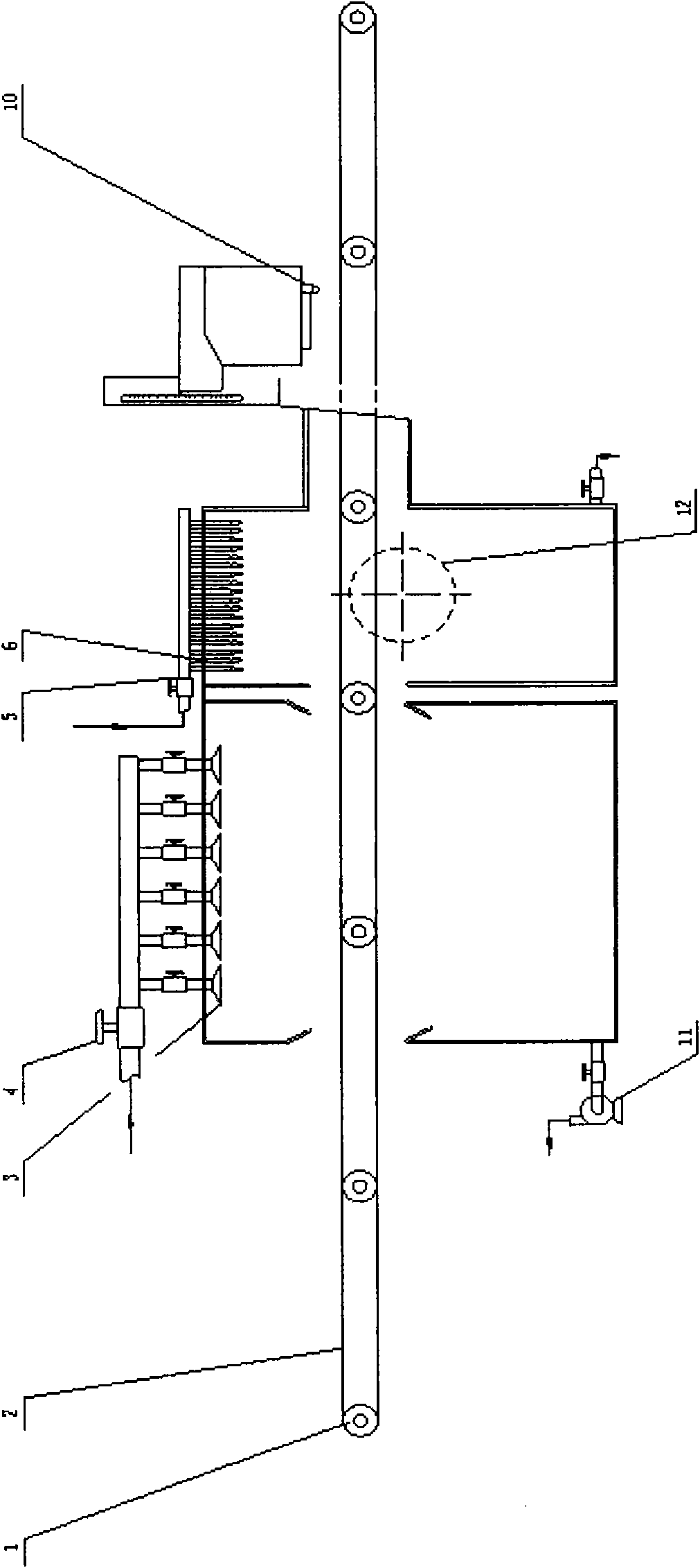 Method and equipment for preparing material with multi-color oxide film on surface