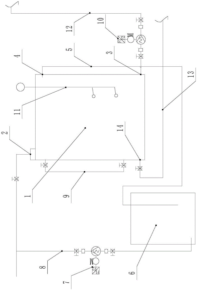 Formalin liquid waste treatment system and method