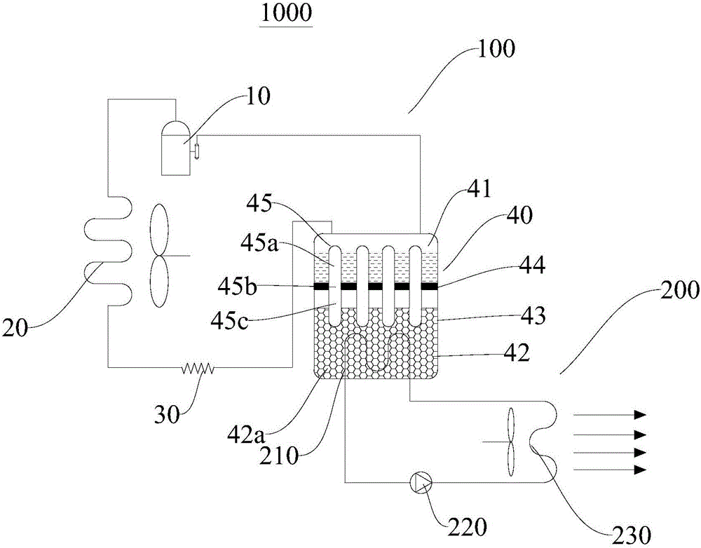 Cold accumulation type air conditioner and control method thereof