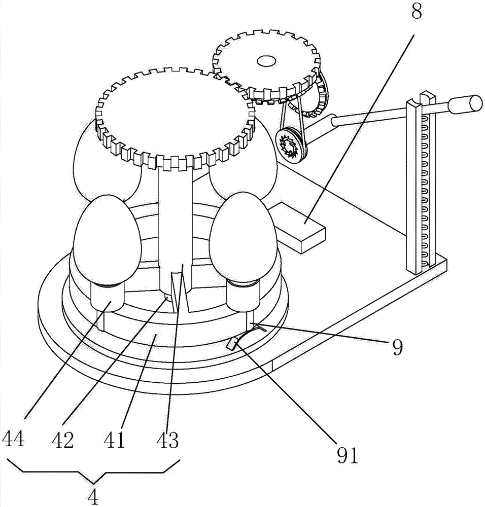 Wall lamp with bulbs capable of being replaced at will