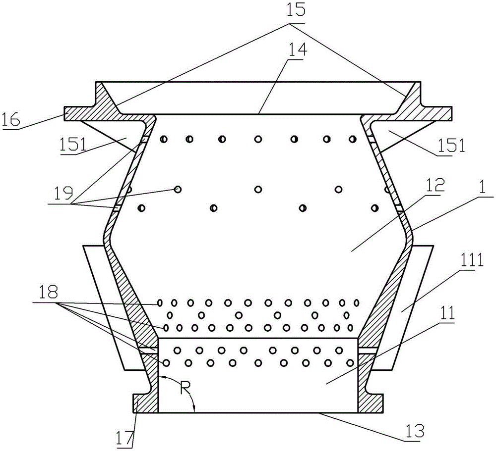 High-efficiency non-coking solid particle fuel gasification burner