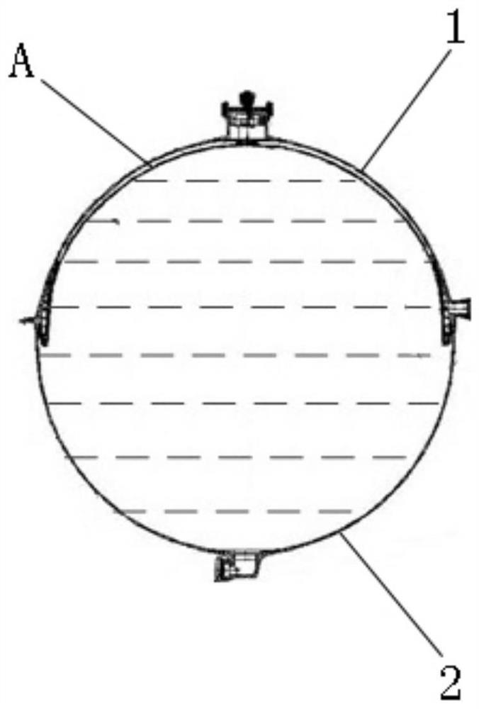 Calculation method of fatigue life reliability of spacecraft propellant metal diaphragm tank