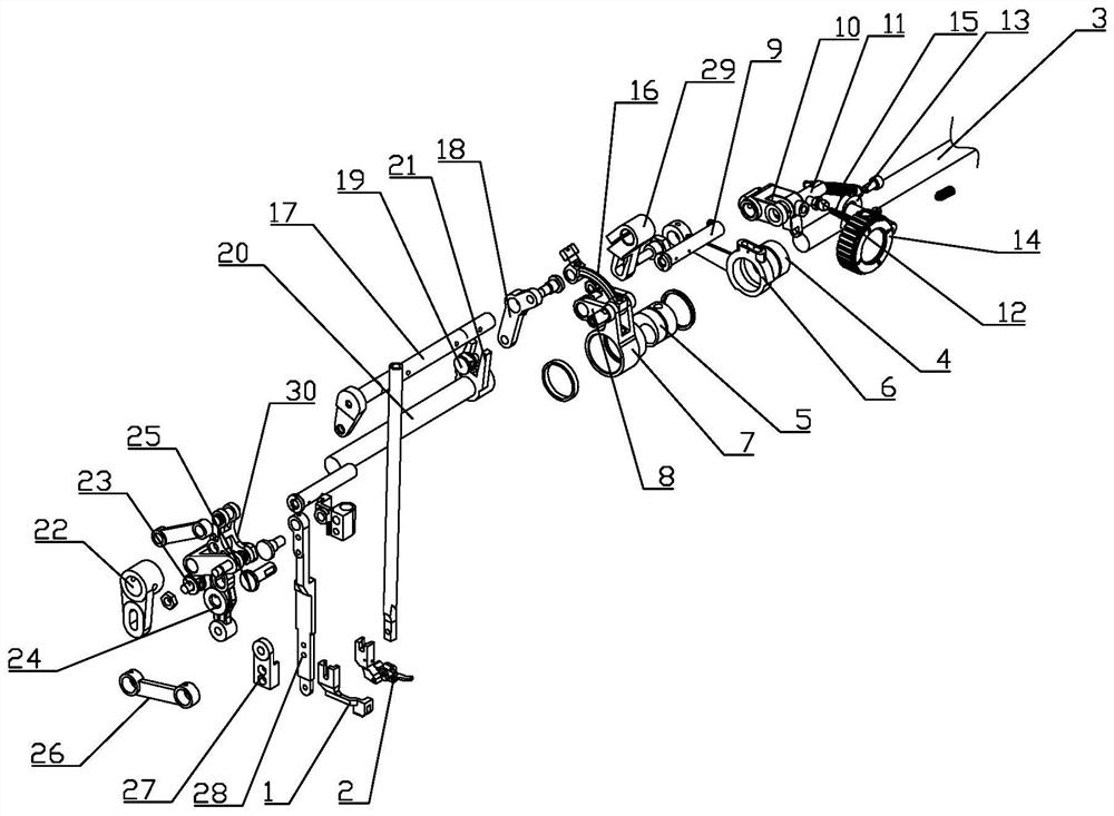 Adjustable differential feeding mechanism