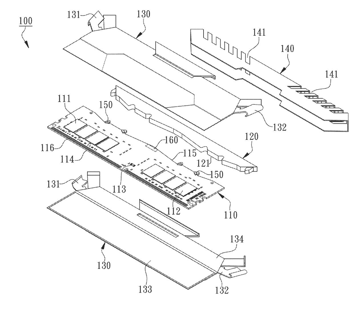 Dual inline memory module with temperature-sensing scenario mode