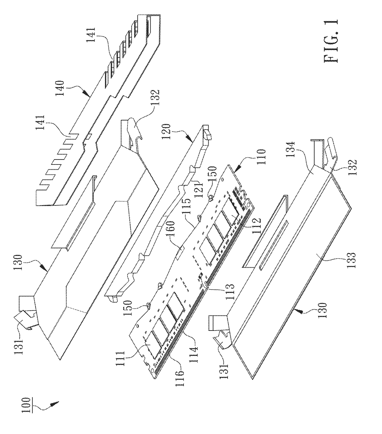 Dual inline memory module with temperature-sensing scenario mode