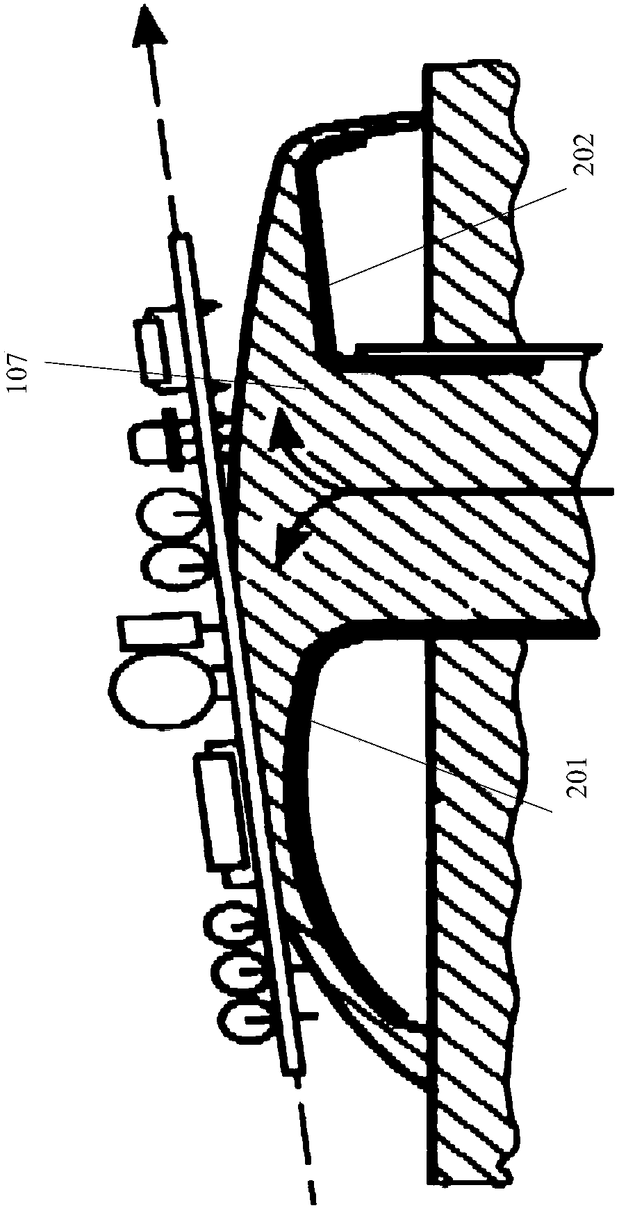 Wave soldering device and its nozzle