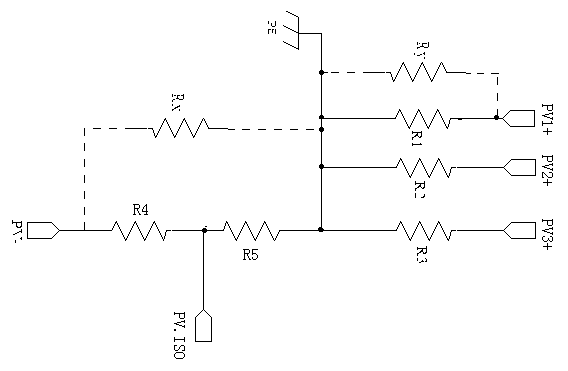 Earth impedance detecting circuit and method of photovoltaic inverter