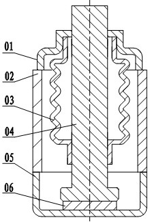 A closed switch tube