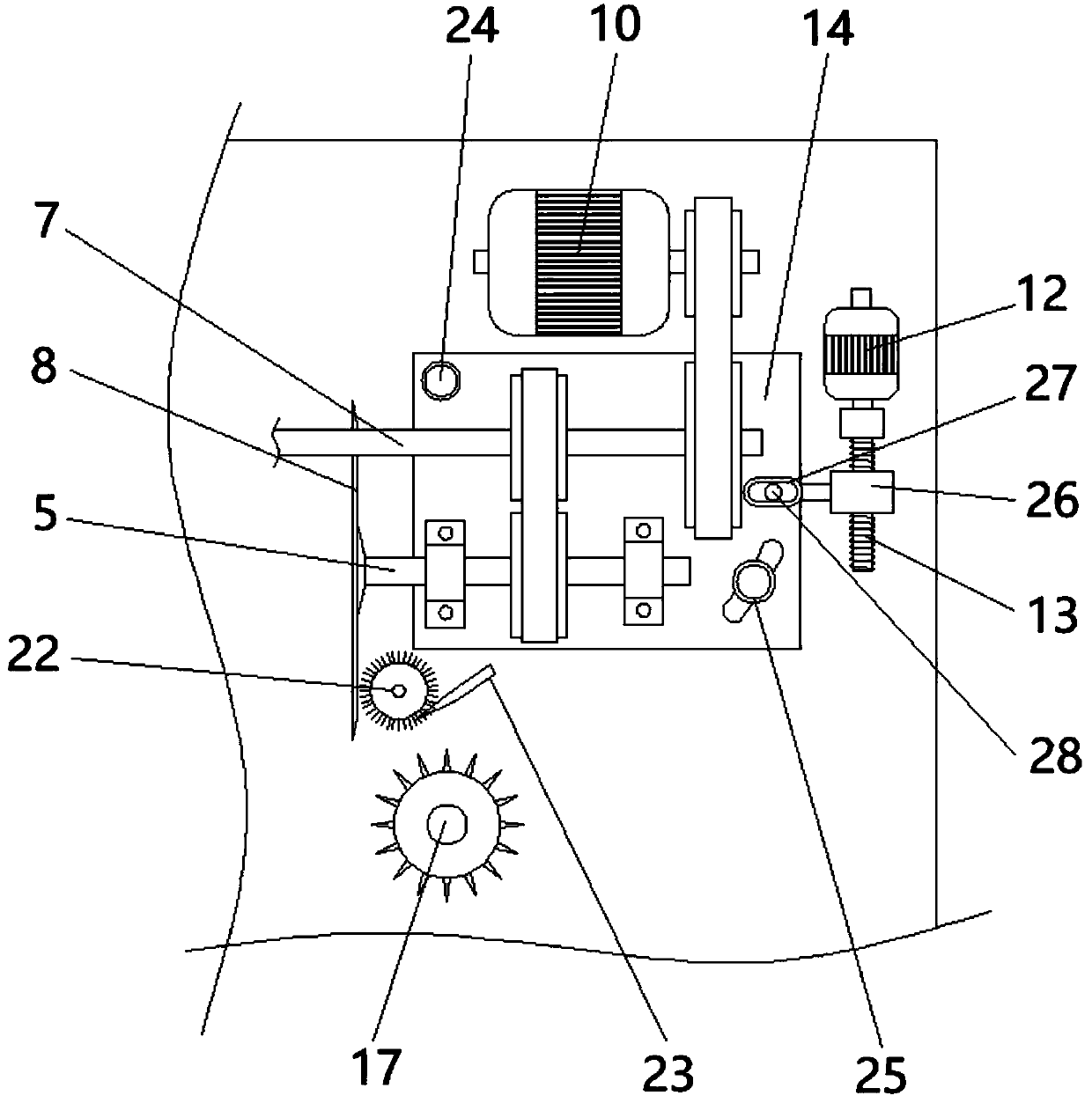 Image recognition system-based intelligent freshwater fish automatic bone-flesh slicing machine