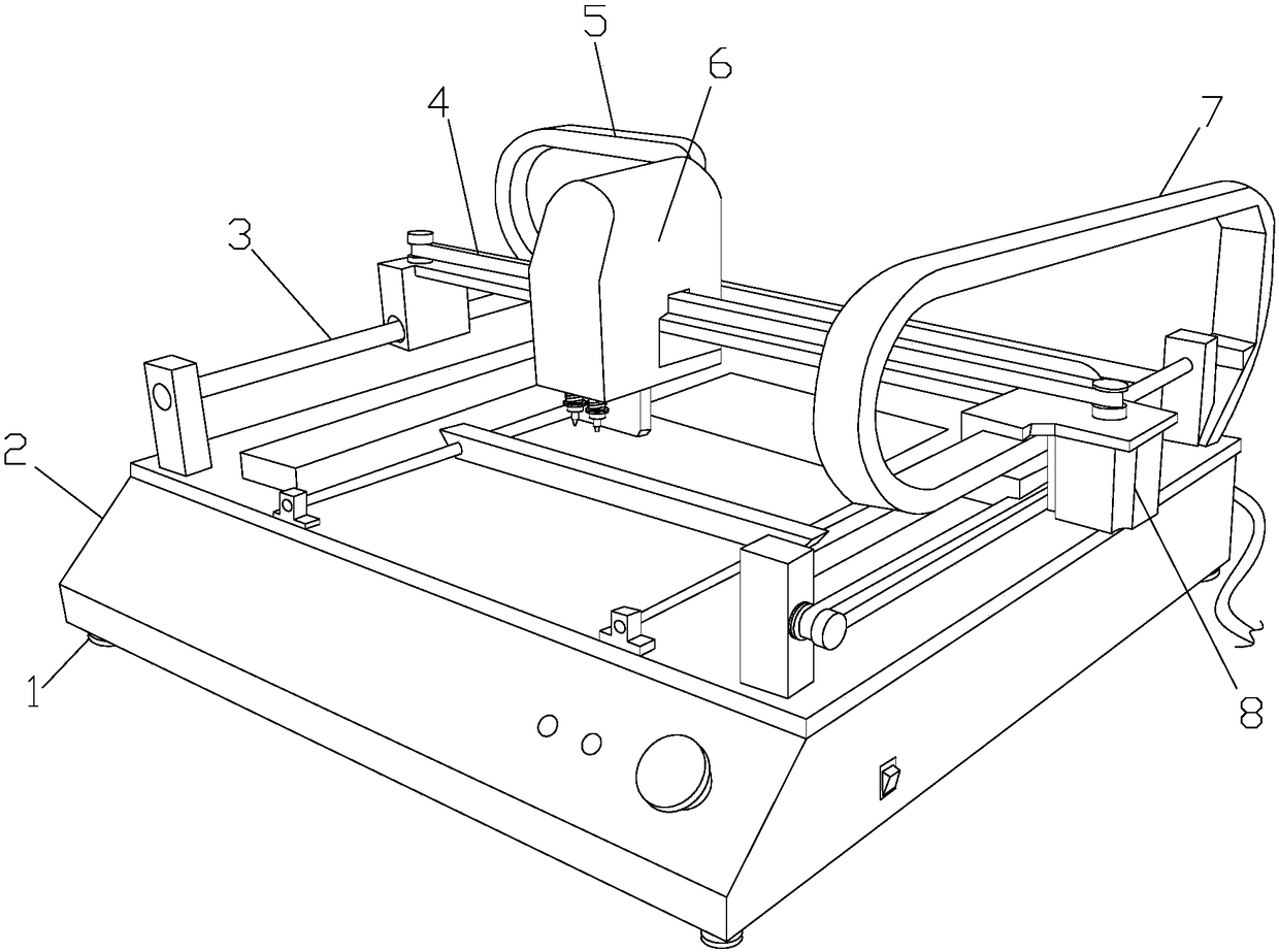 High-speed visual flexible circuit board placement machine