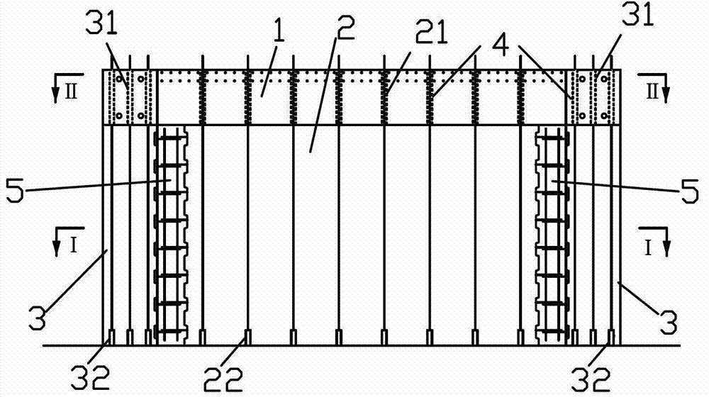 Assembly connecting structure and assembly connecting method of assembled concrete frame and shear wall combination