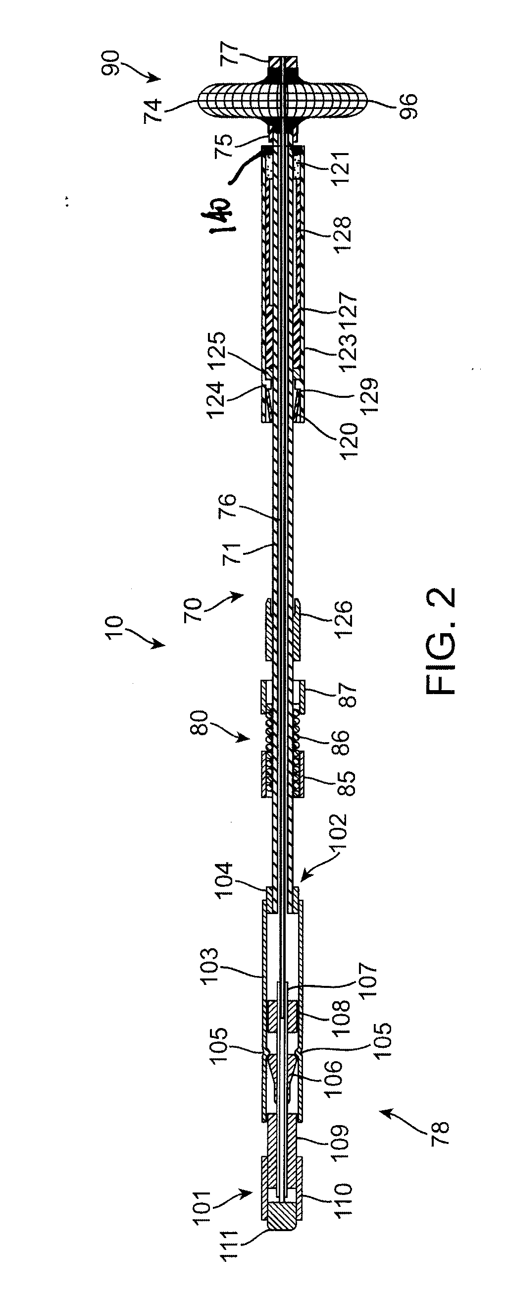 Catheter with sealed hydratable hemostatic occlusion element