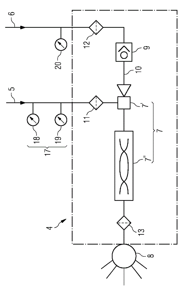 Low maintenance nozzle mixer unit for roll nip lubrication