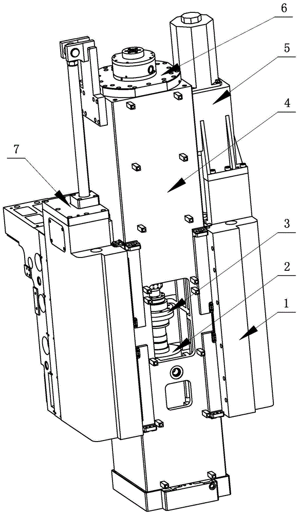 A built-in machine tool spindle drive device