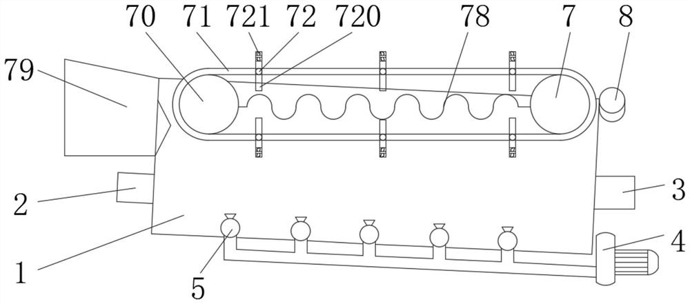 Industrial wastewater treatment device