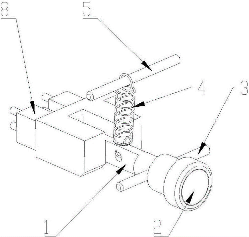 Test tube rack position sensing device and tester