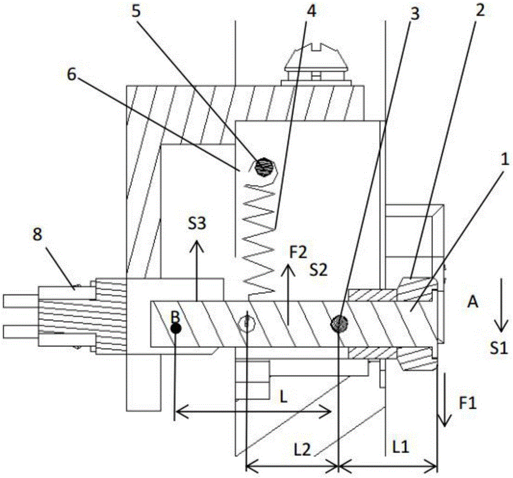 Test tube rack position sensing device and tester