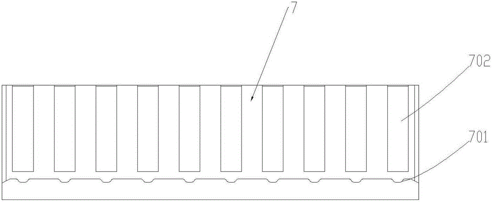 Test tube rack position sensing device and tester