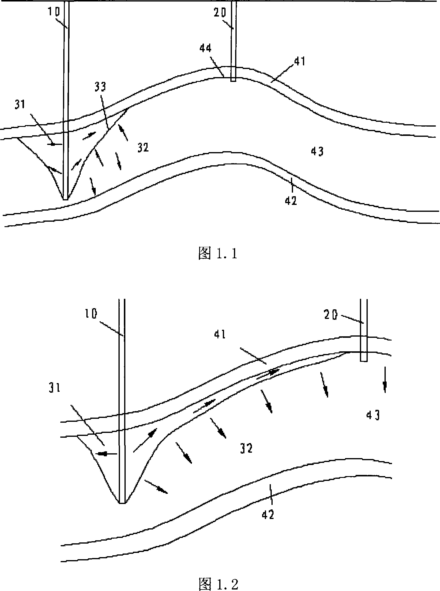 Carbon dioxide geological sequestration method based on mixed fluid self-detaching