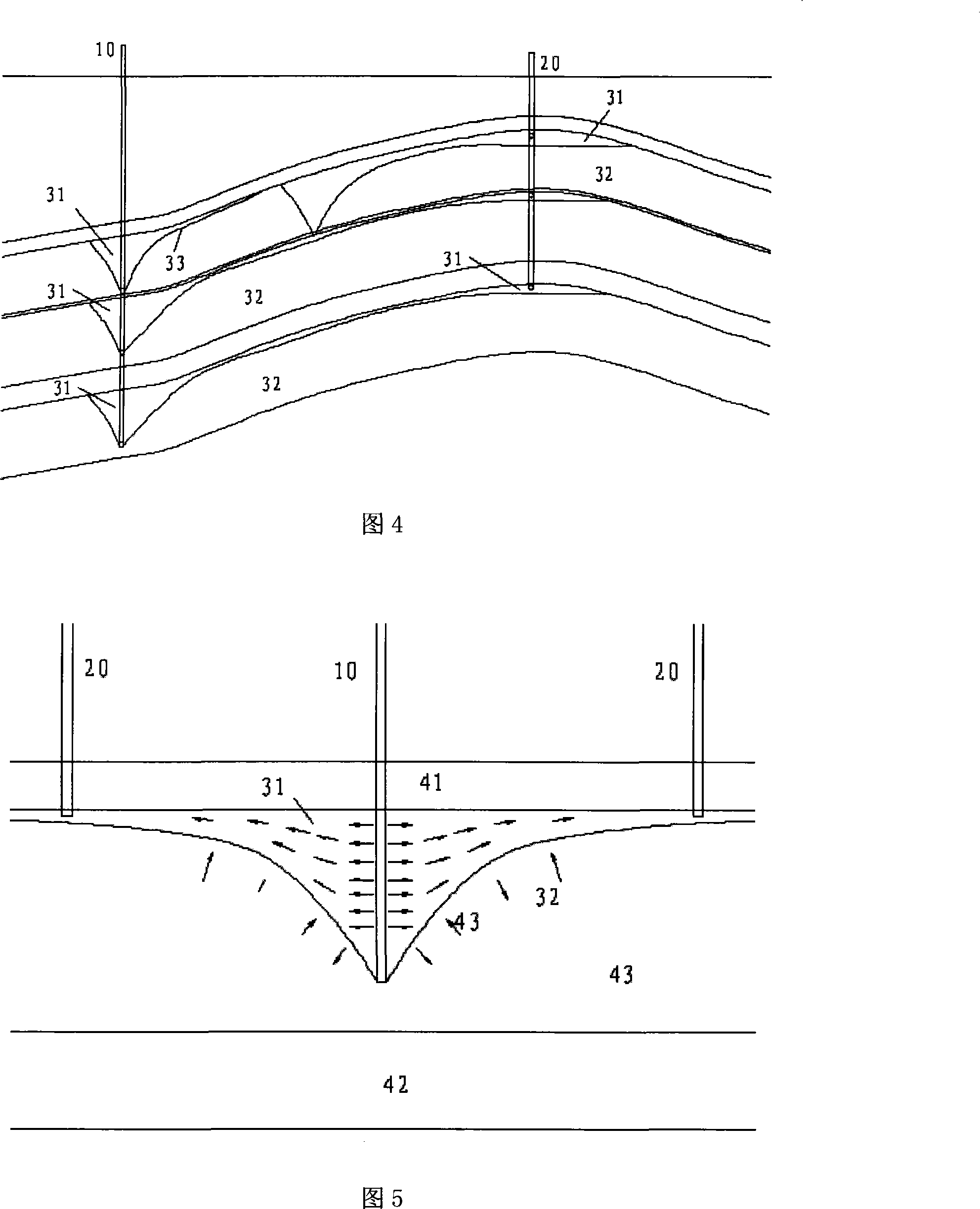 Carbon dioxide geological sequestration method based on mixed fluid self-detaching