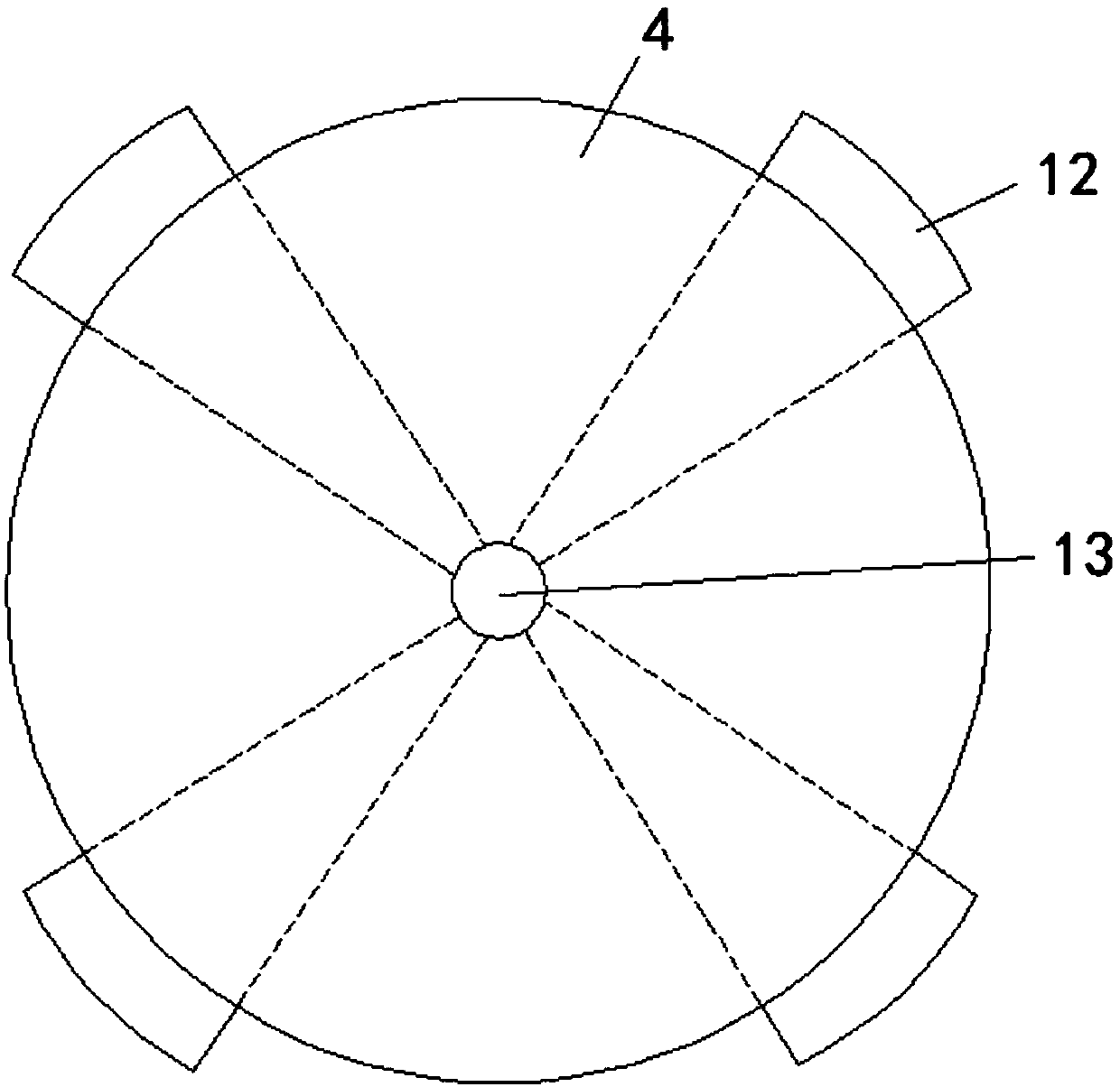 Sand washing device for geological logging