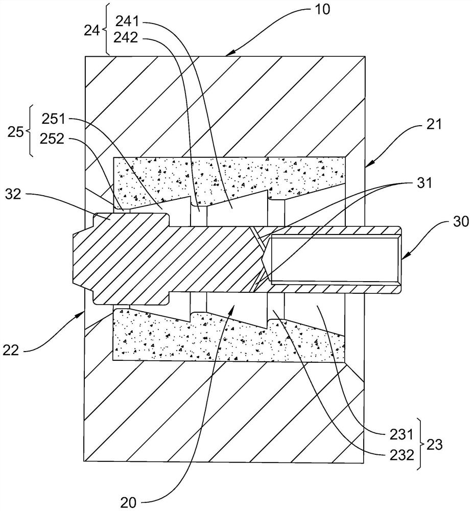 Tubular product drawing die and drawing process