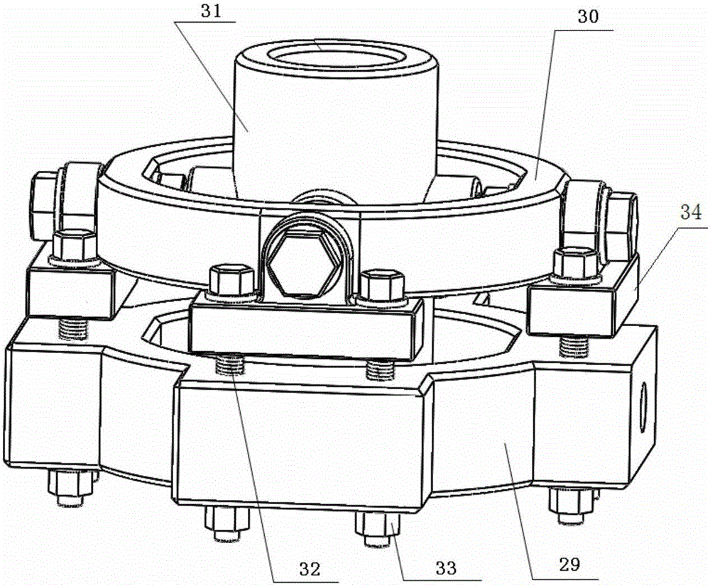 Accurate controllable non-contact test piece rotary magnetic field fatigue excitation and vibration test device