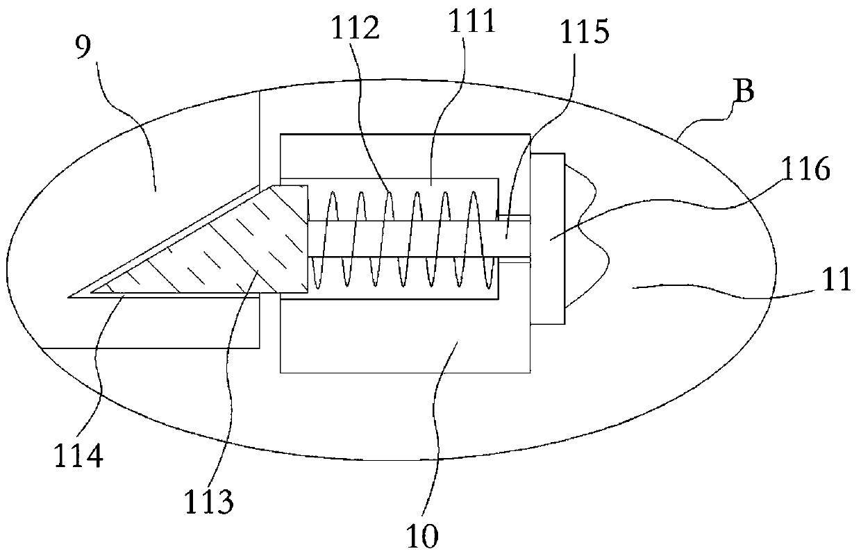 Clamping device for preparing special wire and cable