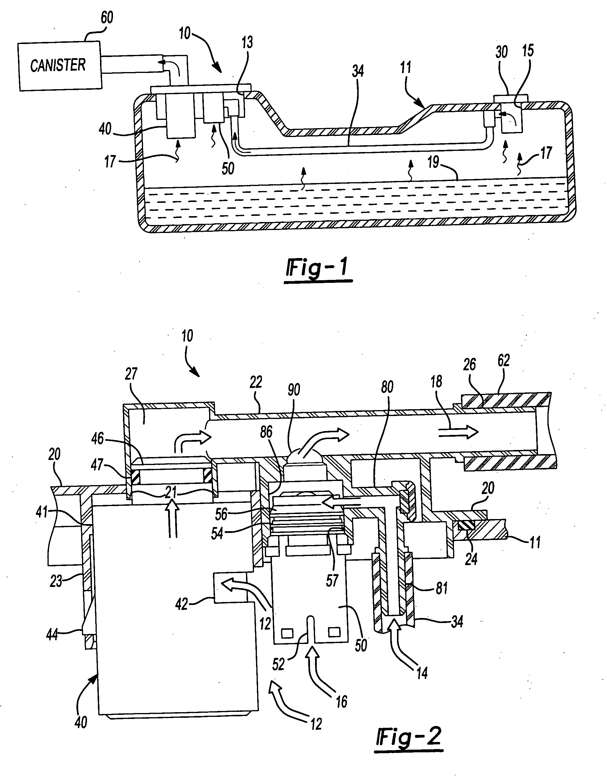 Fuel pump module with improved vapor vent manifold