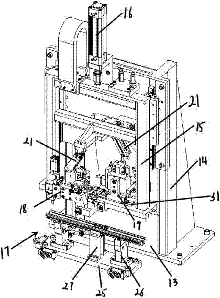 Slide rail and slide rail locking spring assembling device