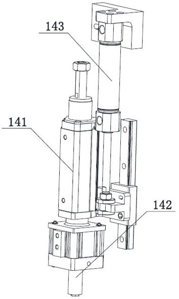 PCB automatic machining device and automatic machining process with automatic pin driving and pulling function