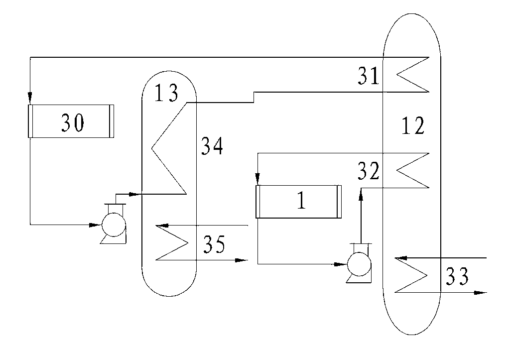 Joint production method and production device of dilute nitric acid and concentrated nitric acid