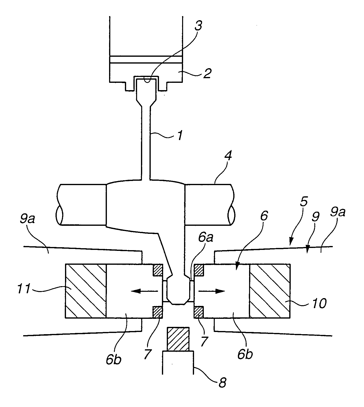 Shift fork position detecting device for manual transmission