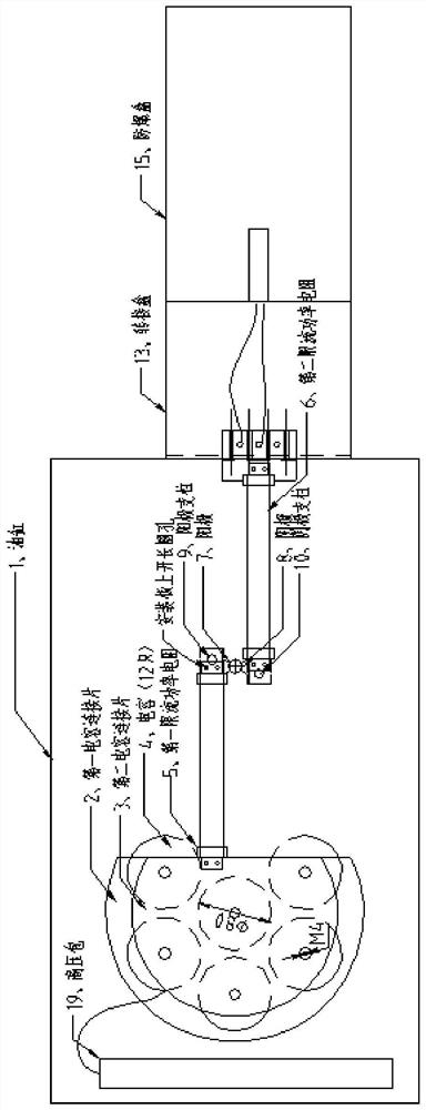 An electric detonator electromagnetic pulse sensitivity measuring device